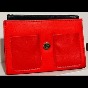 Red hand bag
